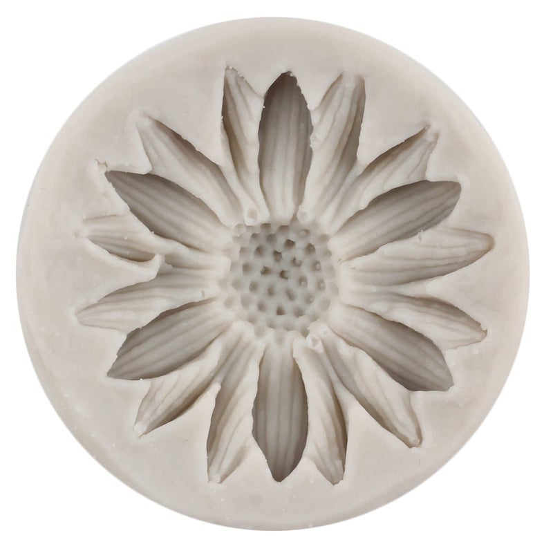RFGHAC Sunflower Silicone Molds Flower Fondant Mold For Cake Decorating Cupcake Topper Chocolate Candy Gum Paste Set Of 4 - Image 4