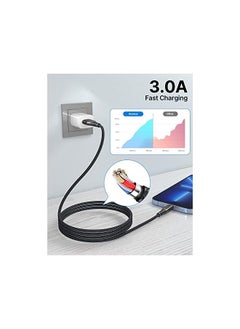 Aioneus Charger Cable 1M+2M MFi Certified Lightning Cable Fast iPhone Cable Nylon Braided iPhone Charging Cable Compatible with iPhone 14 13 SE 2020 12 11 Pro XS Max XR 10 8 7 Plus 6 6s Plus  - Image 3