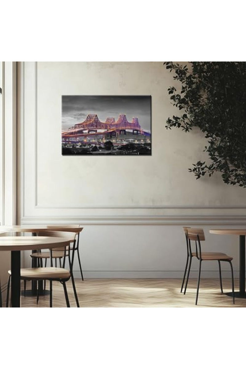 Artbrush Tower New Orleans Canvas Wall Art - Image 3