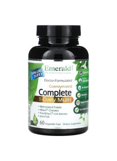Emerald Laboratories Emerald Laboratories, CoEnzymated Complete 1-Daily Multi, 60 Vegetable Caps  - Image 1
