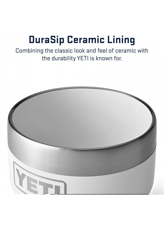 YETI YETI Rambler 4 oz Stackable Cup, Stainless Steel, Vacuum Insulated Espresso/Coffee Cup, 2 Pack, White  - Image 3