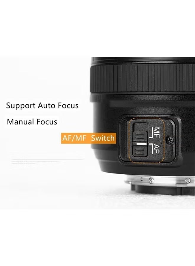 YONGNUO YN50mm F1.8N Standard Prime Lens, Large Aperture Auto Manual Focus AF MF for Nikon DSLR Cameras - Image 3
