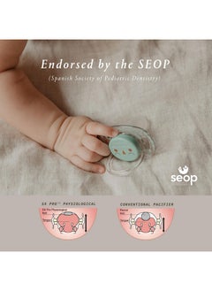 SUAVINEX Suavinex Bonhomia SX PRO Physiological Pacifier, Supports Breastfeeding Babies, Pacifiers for 6-18 Months, Baby Pacifier, Baby Accessories, (Mint)  - Image 5
