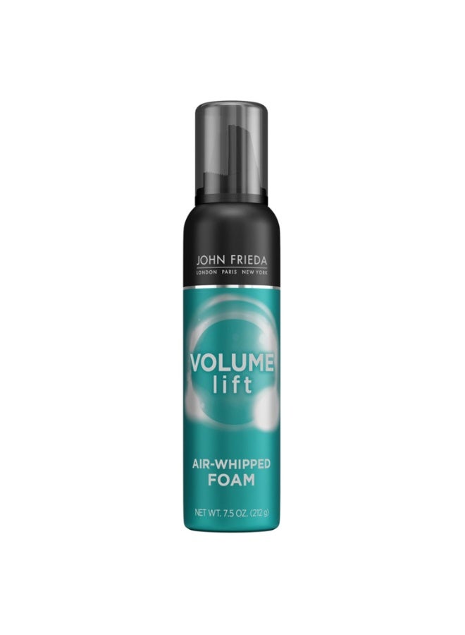 John Frieda Volume Lift Air Whipped Foam, Volumizing Hair Mousse with Air-Silk Technology for Fine or Flat Hair, Adds Lasting Body and Fullness with flexibile Hold, 7.5 Oz - Image 1