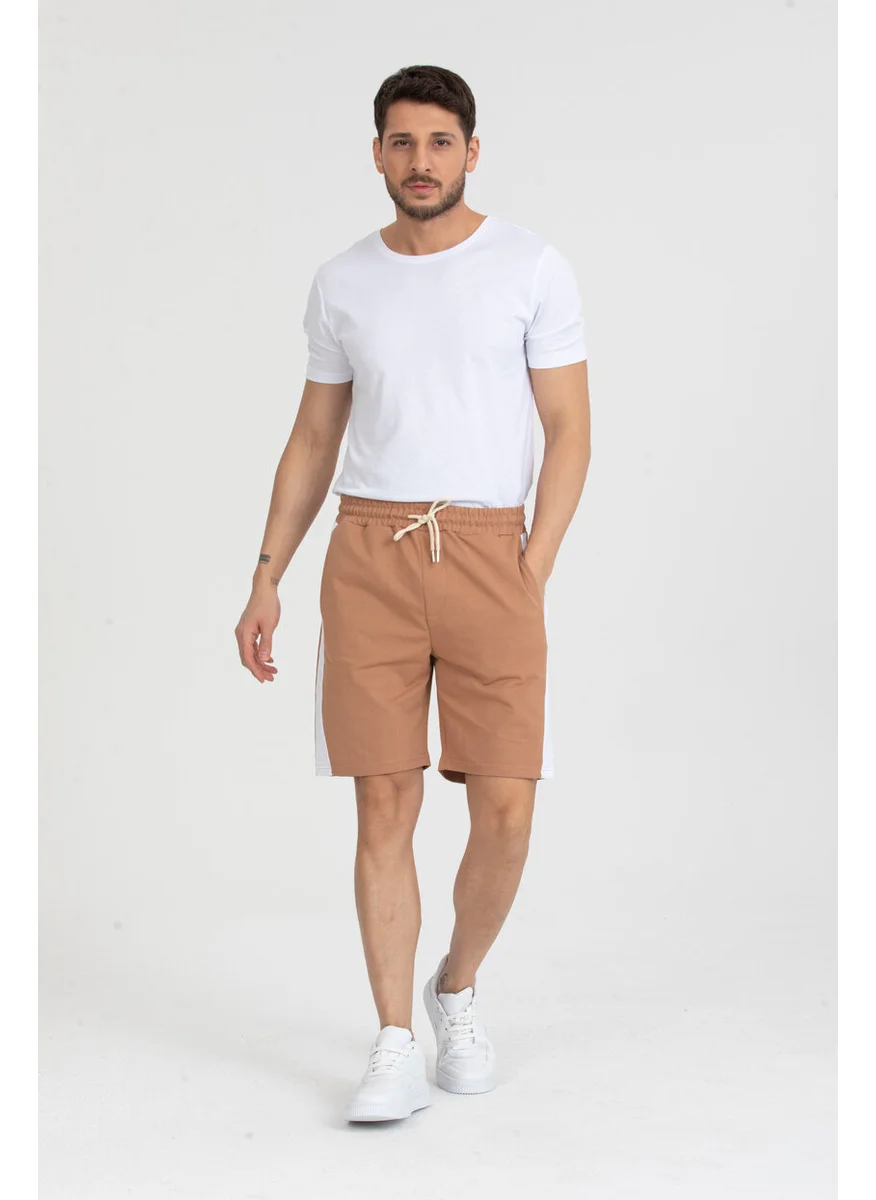 Twenty3 Men's Basic Stripe Detailed Pocket Shorts