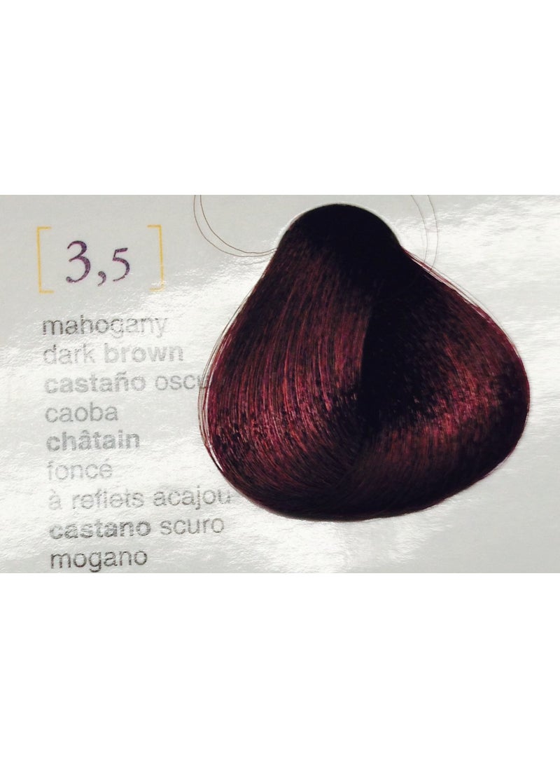 Salerm - Salermvison Hair Coloring Cream #3.5 Dark Chestnut Mahogany 75 Ml/2.5 Oz - Image 1