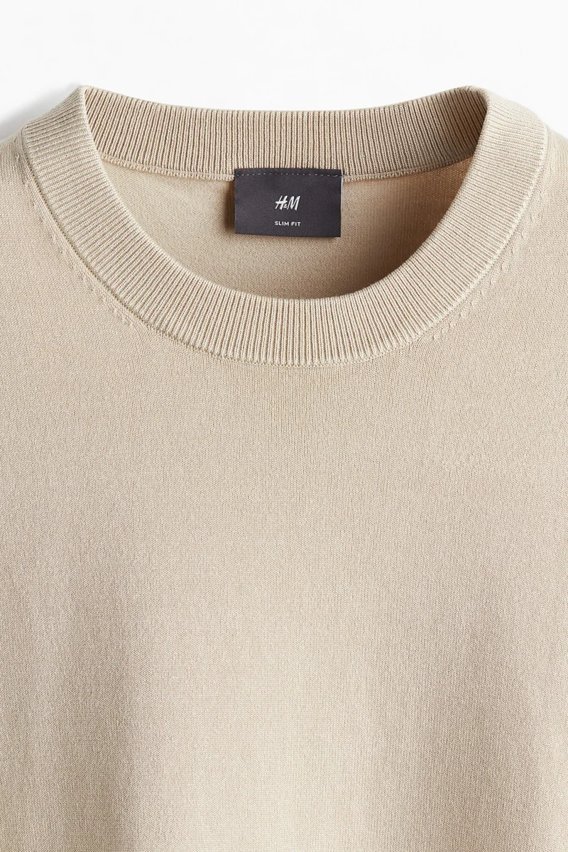 H&M Slim Fit Fine-knit jumper