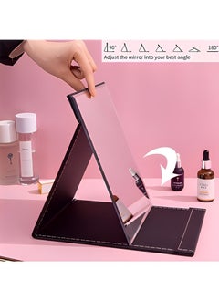 Beauenty Portable Folding Travel Vanity Mirror,Dresser Desk Mirror,Beauty Mirror,Flat Mirror,Mirror with Stand,Portable Dresser for Travel,Camping,Room Decor,Beauty Room,Powder Room  - Image 3