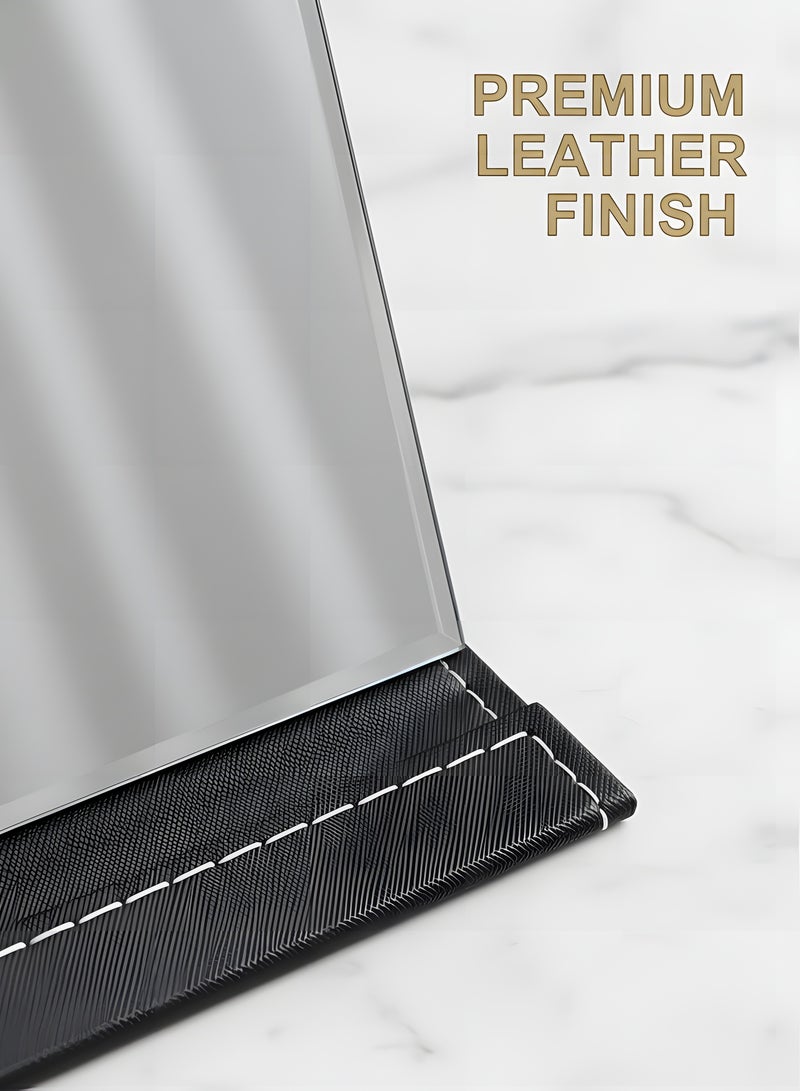 Beauenty Portable Folding Travel Vanity Mirror,Dresser Desk Mirror,Beauty Mirror,Flat Mirror,Mirror with Stand,Portable Dresser for Travel,Camping,Room Decor,Beauty Room,Powder Room - Image 5