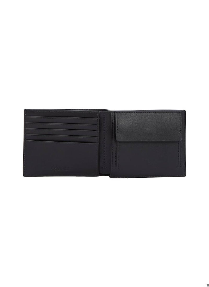 CALVIN KLEIN - Men's RFID Billfold Wallet - Leather, Black - Image 1
