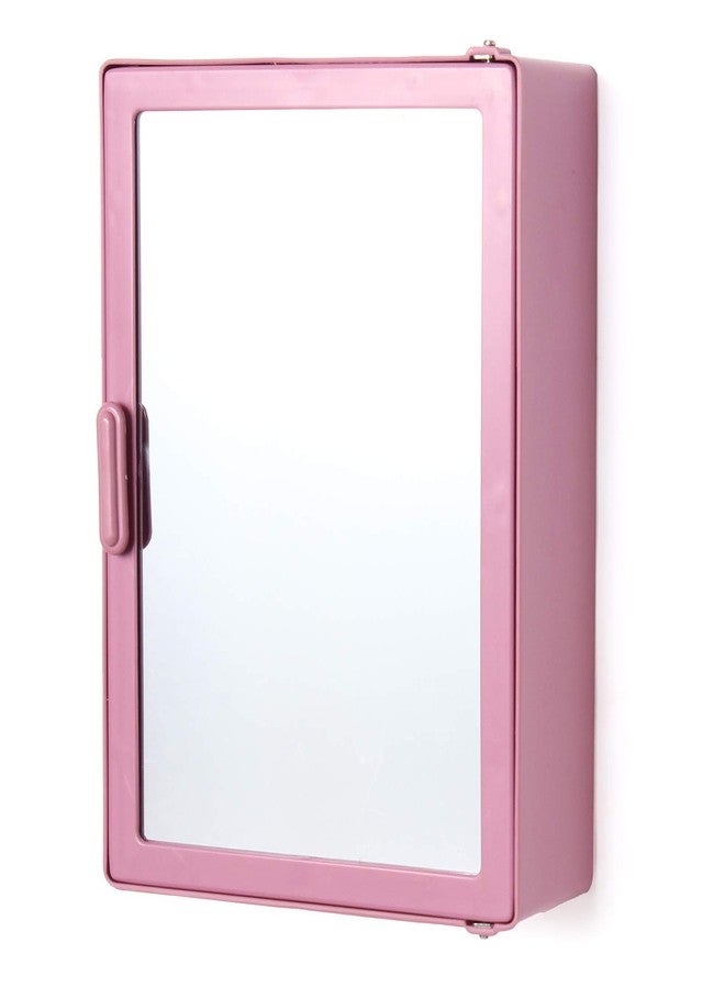 zahab Plastic Bathroom Cabinet Magenta Single Door 10 x 4 x 14 inch - Image 1