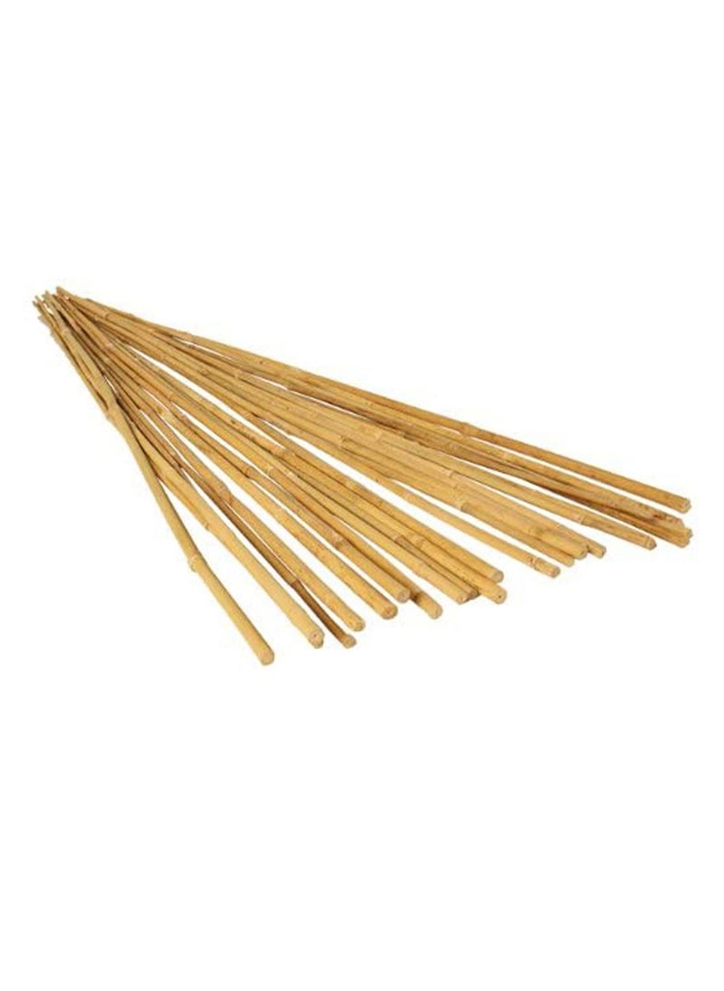 LINGWEI - 10 pcs Plant Stakes Natural Garden Bamboo Sticks - Image 1