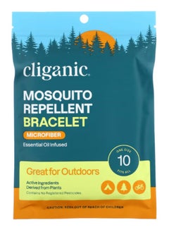 Cliganic MOSQUITO REPELLENT BANDS, 10 PACK  - Image 1