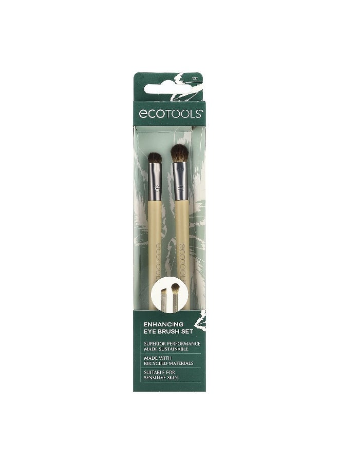 Eco Tools EcoTools, Enhancing Eye Brush Set, 2 Piece Set  - Image 2