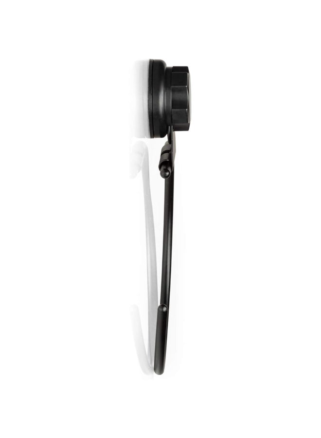 COMPACTOR Bestlock Suction Cup Wall Mounted Towel Ring Black 23 x 3.4 x 16 cm RAN9783 - Image 3