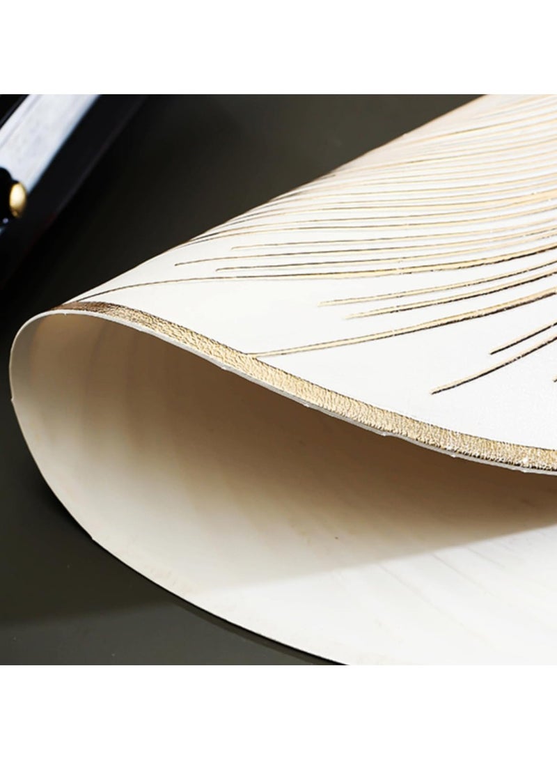 Placemats Set of 6, Heat Resistant Washable Waterproof Oil-Proof Placemats, Wrinkle Free Kitchen Dining Table Mats - Image 5