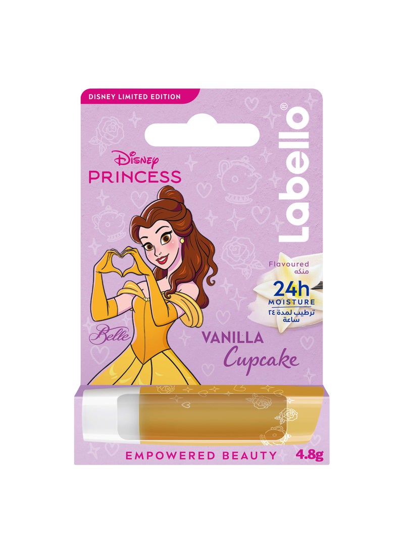 Labello Disney Princess Belle Lip Balm For Kids Vanilla Cupcake Flavor 4.8g - Image 1