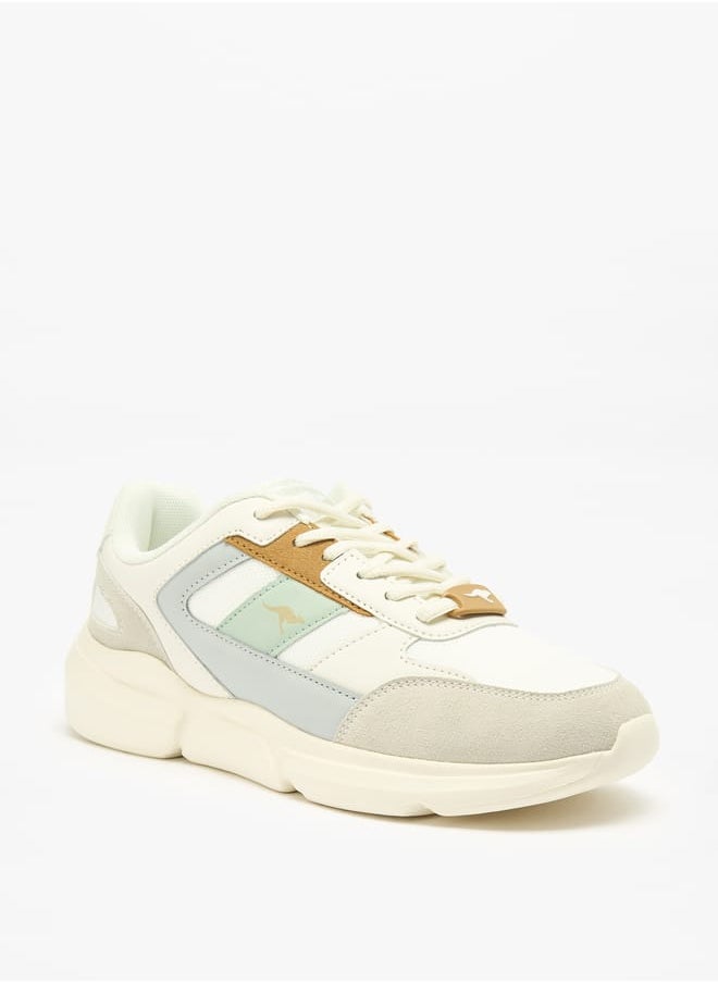kangaROOS - Womens Panelled Lace-Up Sports Shoes - Image 1