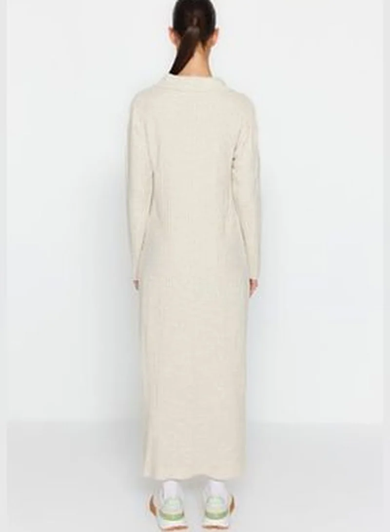 trendyol Ribbed Knit Dress