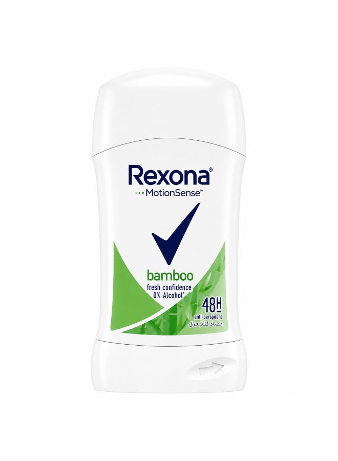 ريكسونا مزيل عرق ريكسونا ستيك بخلاصة الخيزران (Bamboo) - حماية من التعرق - خالٍ من الكحول (0%) - 40 جم - Image 1