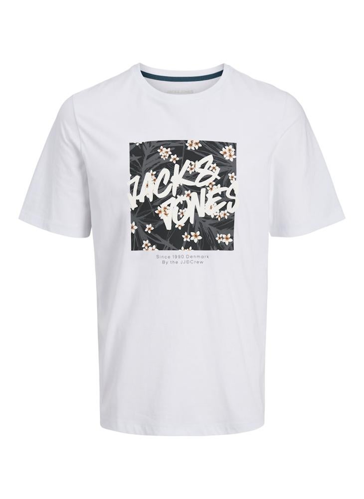 Jack & Jones Junior - Kids Graphic Logo Crew Neck T-Shirt - Image 1