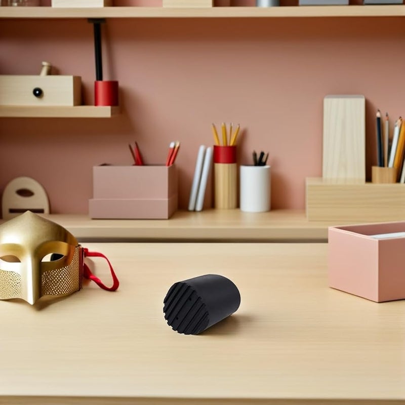 4Pcs Black Rubber Foot Pads For Ladders Non Slip Stabilizer Protects Floors Enhances Stability - Image 5