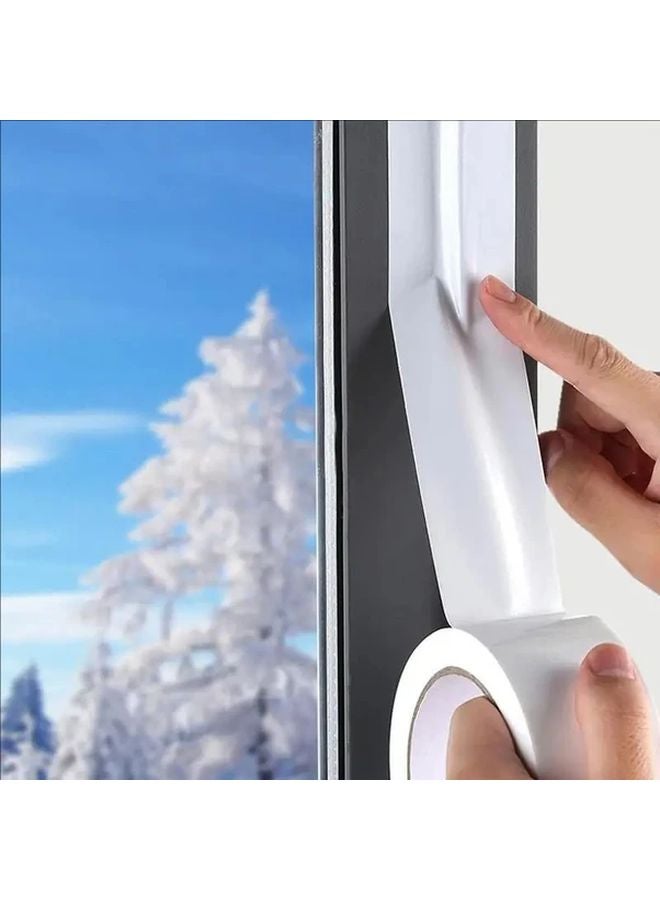 عبوتين شريط عزل مانع لتسرب الطقس عالي الالتصاق مقاس 1.97 × 118.11 بوصة لحماية من الرياح - Image 3