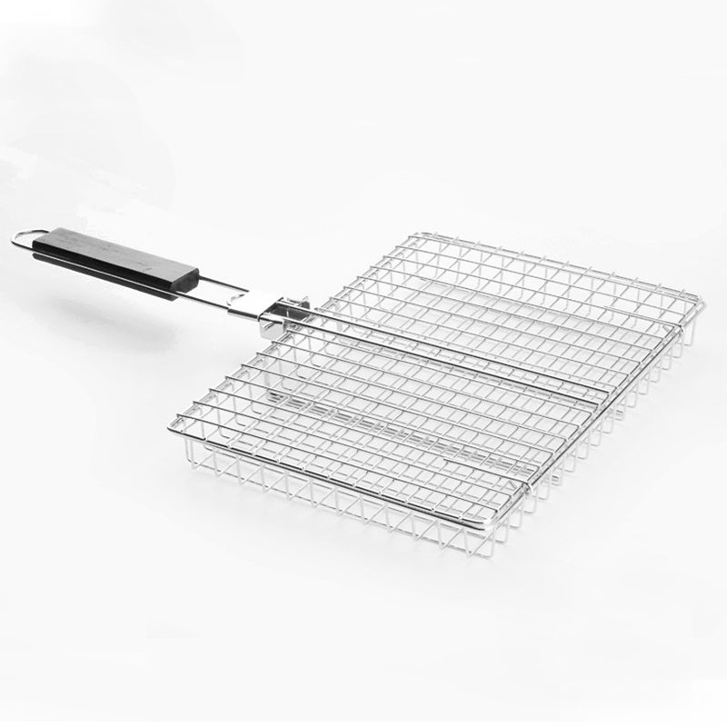 PETO 1 Piece BBQ Grill Mesh, Fish & Vegetable Grilling Tool, Outdoor Multi-Functional Fish & Chicken Rack - Image 4