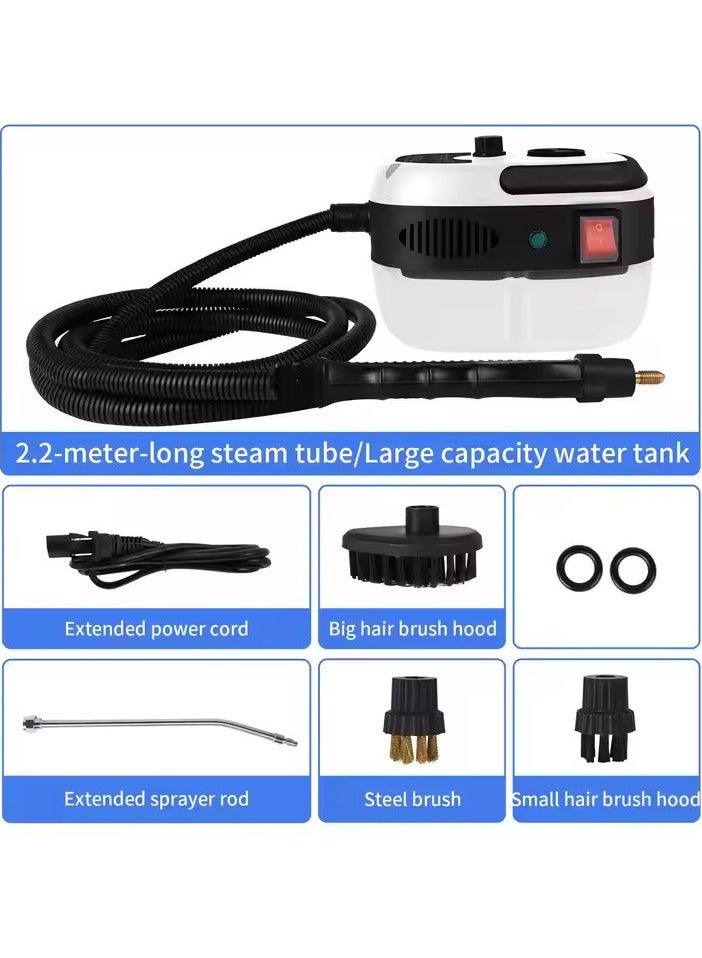 DUNISO 2500W Portable Handheld Steam Cleaner High Temperature Pressurized Steam Cleaning Machine With Brush Heads For Kitchen Furniture Bathroom Car - Image 5