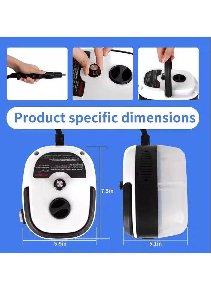 DUNISO 2500W Portable Handheld Steam Cleaner High Temperature Pressurized Steam Cleaning Machine With Brush Heads For Kitchen Furniture Bathroom Car - Image 4