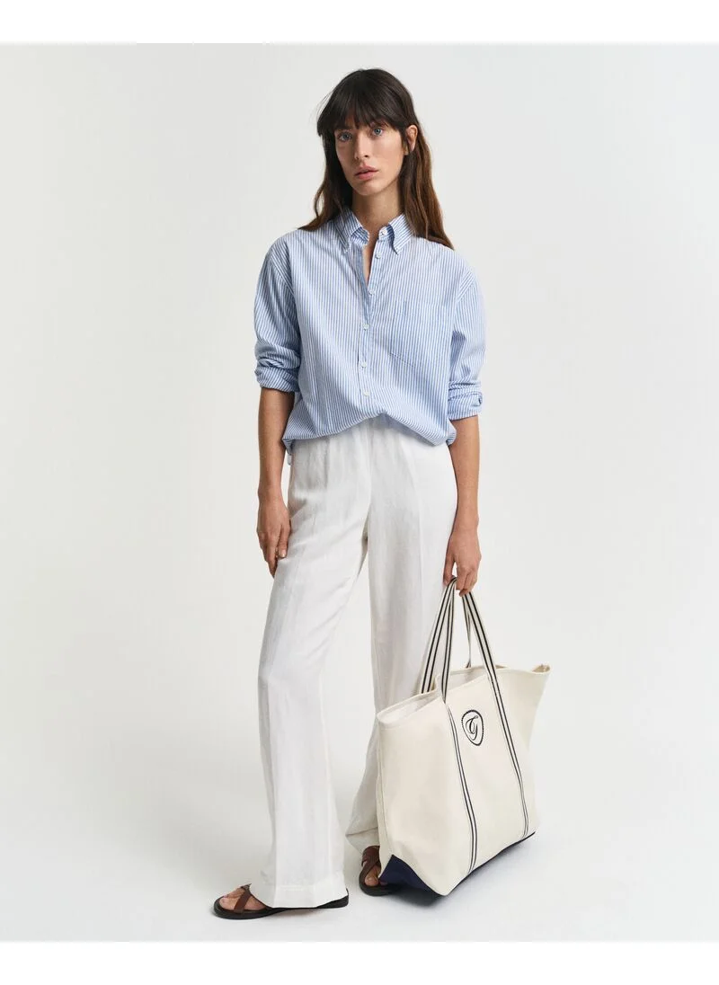 GANT Gant Relaxed Linen Blend Pull On Pants