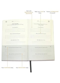 Generic 5 Minute Journal&Gratitude Journal for Happiness, Mindfulness, and Reflection - Daily Affirmations with Simple Guided Format - Life Planner  - Image 3