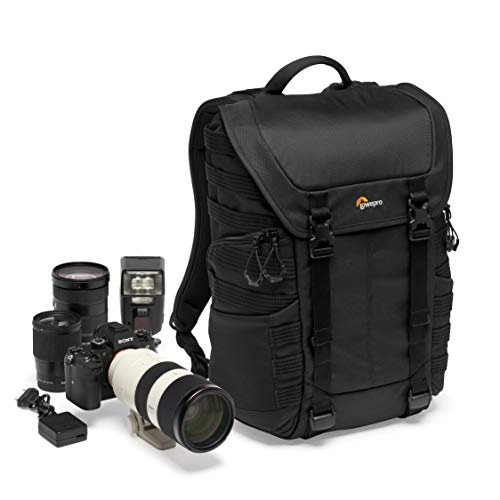 Lowepro Polyester Protactic BP 300 AW II Mirrorless And DSLR Backpack - With Quickshelf Divider System - Camera Gear To Personal Belongings - For Mirrorless Like Sony Apha9 - LP37265-PWW, Black - Image 1