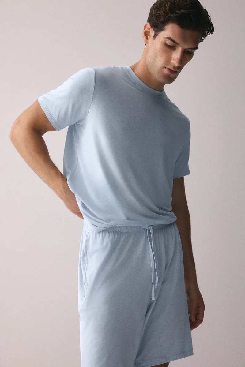 H&M Jersey pyjama T-shirt and shorts