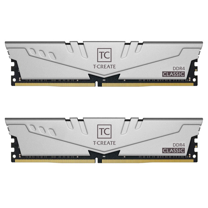 TEAMGROUP T-Create Classic 10L DDR4 16GB Kit (2 x 8GB) 3200MHz (PC4 25600) CL22 Desktop Memory Module Ram - TTCCD416G3200HC22DC01 - Image 1