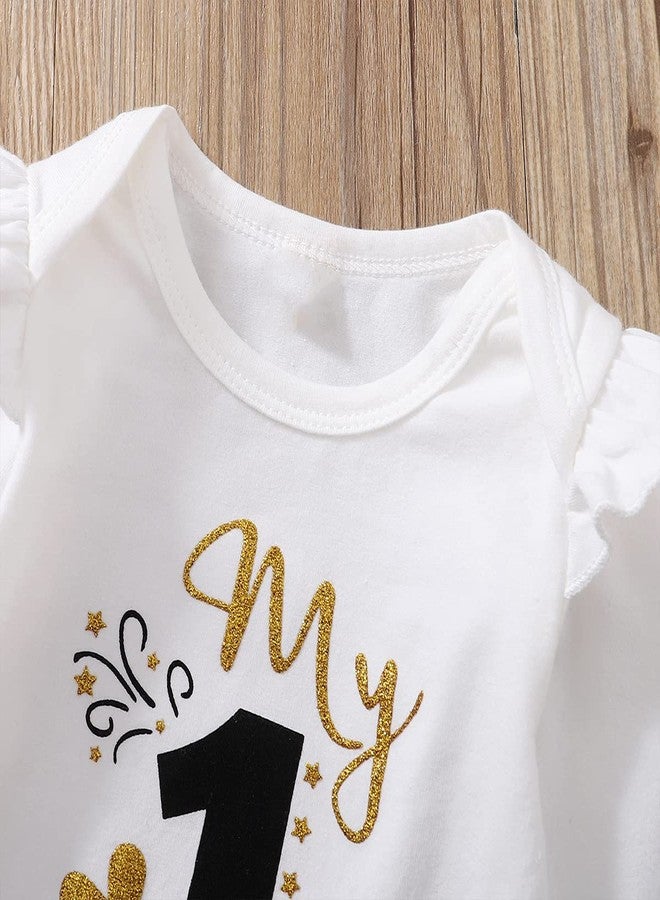 Happidoo Baby Girl New Year Outfit 1st New Year Clothes First New Year's Bodysuit (Black,12-18 Months) - Image 5