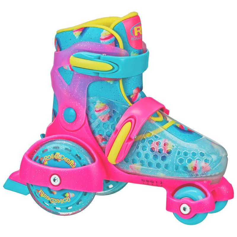 Roller Derby Fun Roll Beginner Roller Skates by Roller Derby, Adjustable Sizing, Skates for Kids, Toddlers, Boys, Girls - Image 1