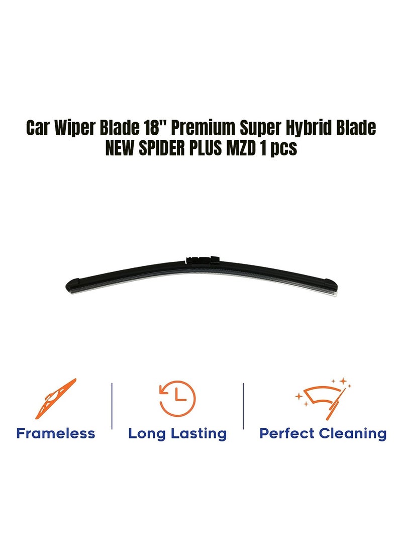 SPIDER Car Wiper Blade 18" Premium Super Hybrid Blade NEW SPIDER PLUS MZD 1 pcs  - Image 5