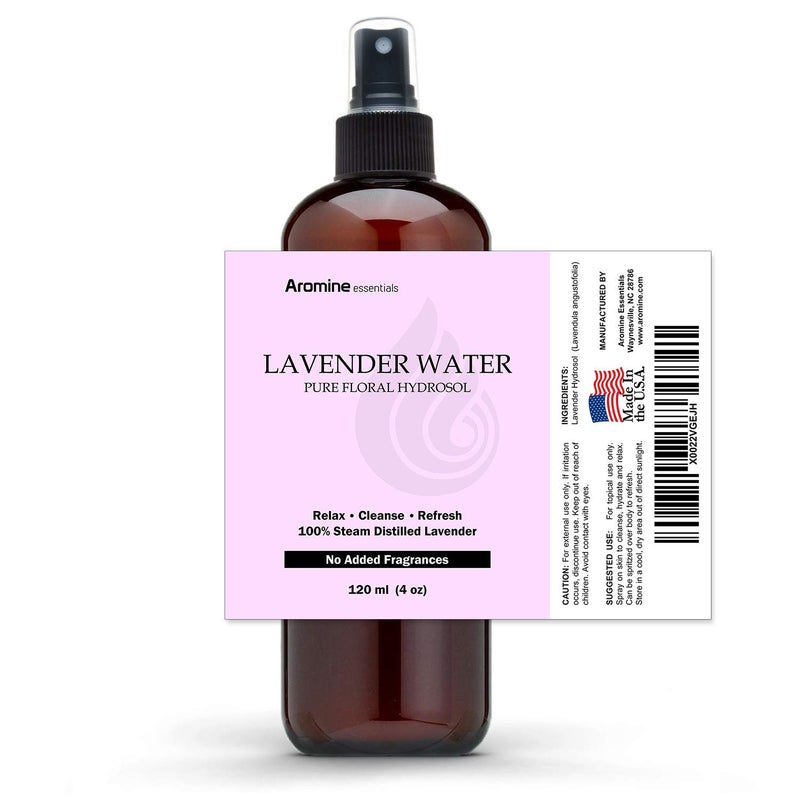 Aromine Lavender Floral Water Hydrosol, 4oz (120ml) - Image 2