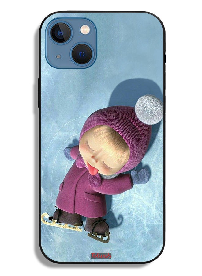 Tolwak Apple iPhone 13 Protective Case Cute Dolly - Image 2