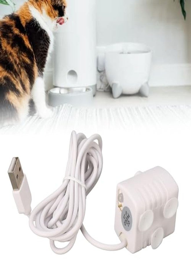 Estink Pet Water Fountain Pump, Quiet Prevent Dry Burning USB Powered DC Brushless Motor Pet Drinking Fountain Pump Mini Cat Water Dispenser Pump for Pet Water Fountains Replacement Pump - Image 2