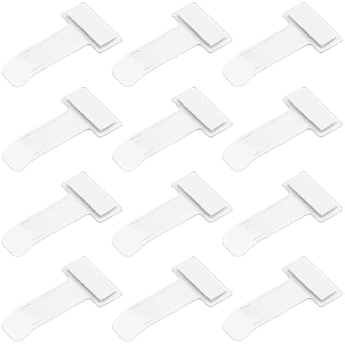 rayihni Pack of 12 Parking Permit Holders, Transparent Car Holder Clip, Parking Permit Holder Windscreen, Self-Adhesive Tickets Clips for Parking Permit, for Cars, Caravans, Motorhomes, Vans - Image 1