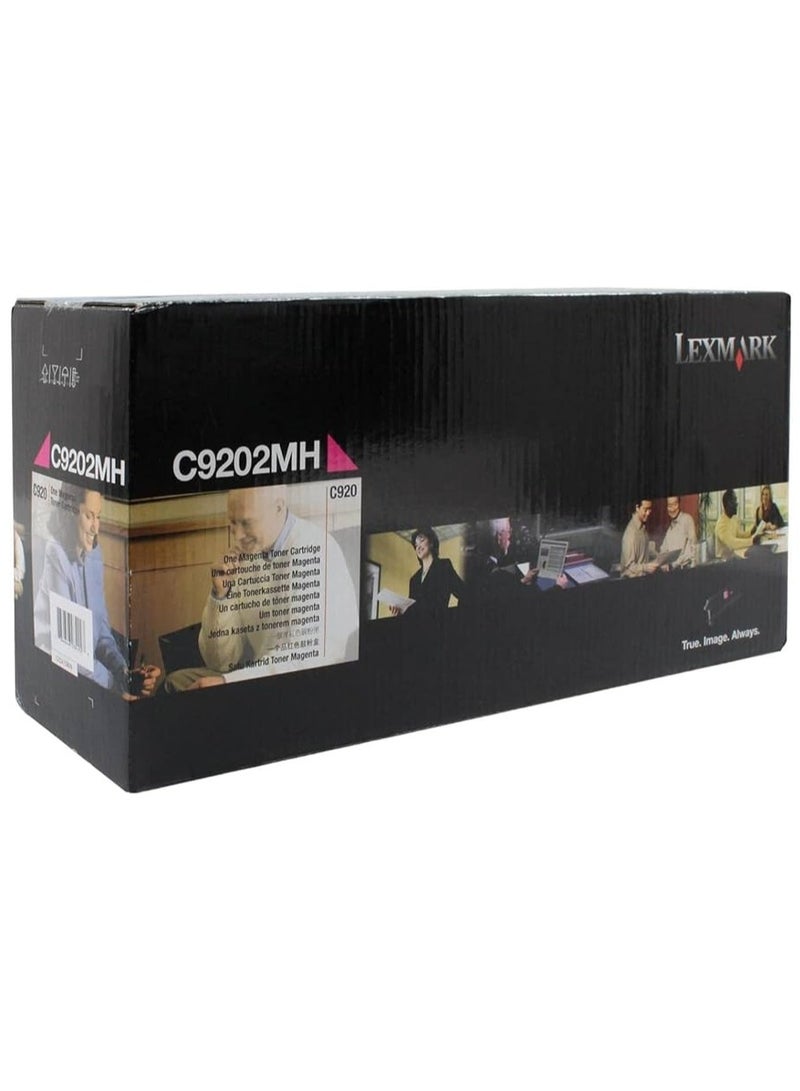 Lexmark - C9202MH Toner, 14000 Page-Yield, Magenta- LEXC9202MH [Office Product]