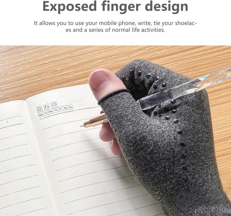 klarako Arthritis Compression Gloves For Women Men Compression Gloves For Arthritis Relieve Pain From Rheumatoid Osteoarthritis Support And Warmth For Hands Finger Joint - Image 4