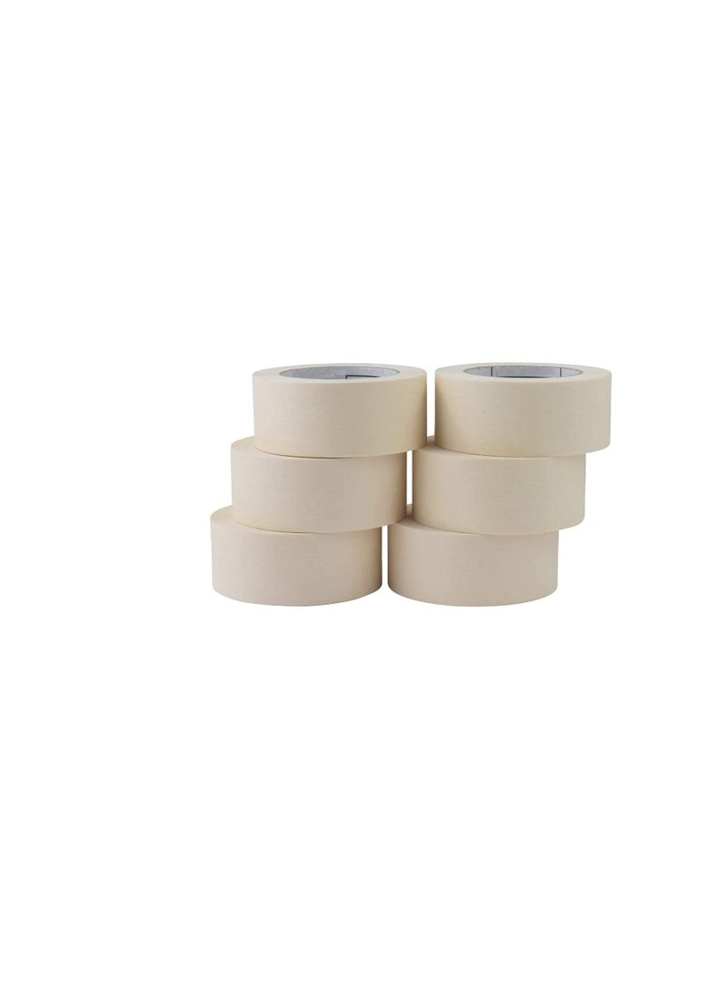 ROBUSTLINE Robustline Adhesive Masking Tape General Purpose Painter's Tape Bulk for Painting, Labeling, Packing, Craft, Art, Home, Office, School Etc. (1 INCH, 8)  - Image 1