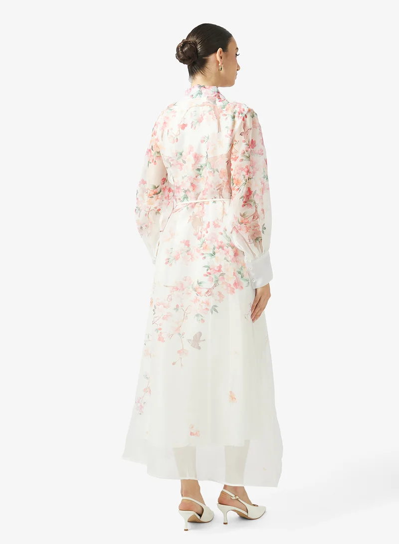 خزانة Floral Print Dress