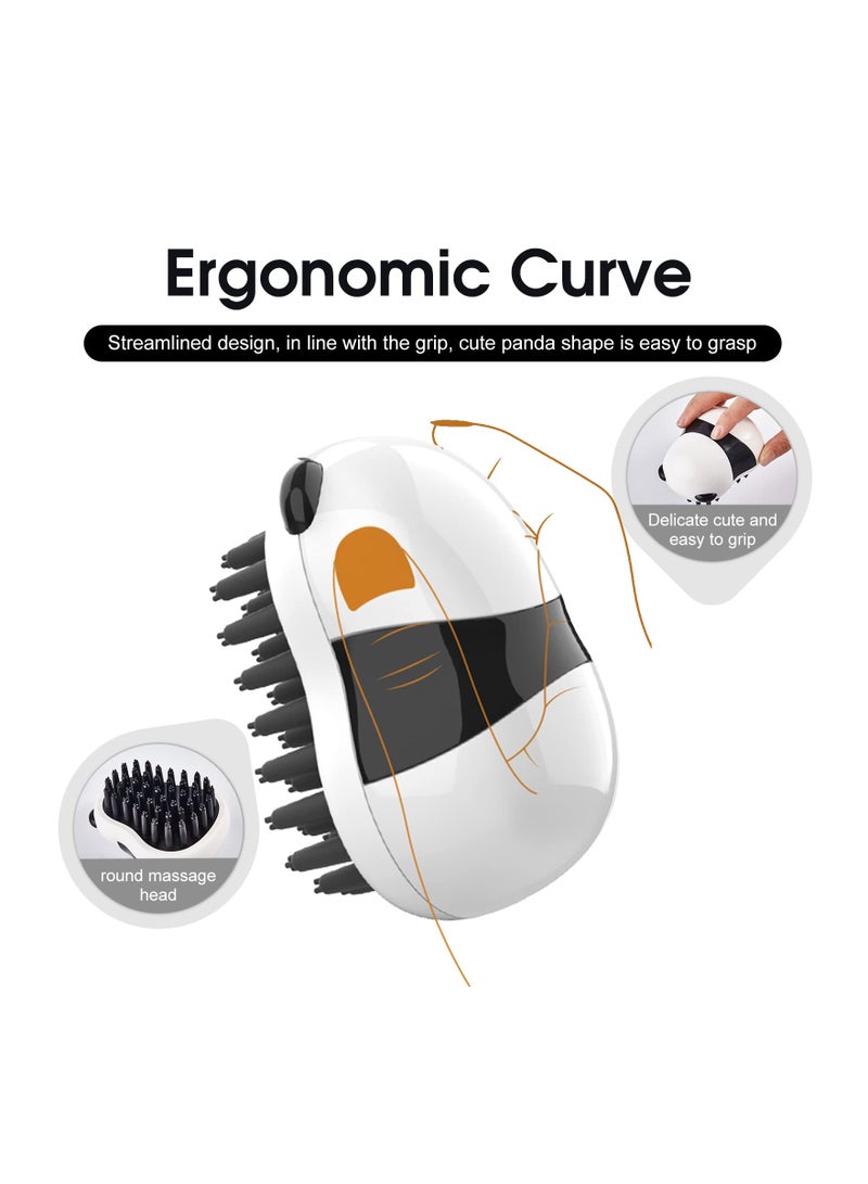 KASTWAVE فرشاة استحمام الكلاب، فرشاة للتجميل المتقدم للحيوانات الأليفة، فرشاة تدليك ناعمة من السيليكون للكلاب، مناسبة للاستحمام والتدليك للحيوانات الأليفة ذات الشعر القصير والمتوسط والطويل - Image 2