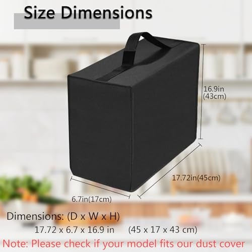 CouldyCasi Slushie Machine Cover for Ninja Slushie Machine FS301 Heavy Duty Waterproof Protective Frozen Drink Maker Cover Compatible with Ninja SLUSHi Professional Frozen Drink Maker FS301C, Slushie Machine Lid - Image 3