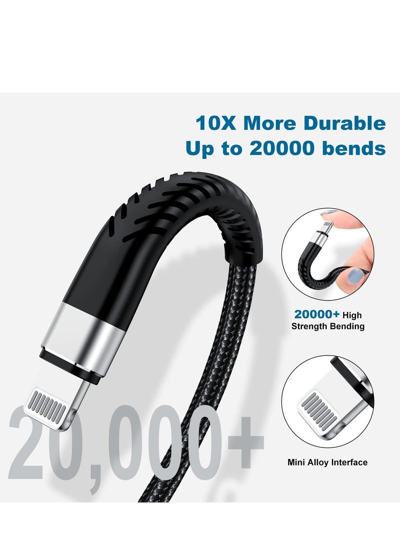 PROMASS - PROMASS 2M MFi Certified Braided Fast Charging Cable USB C to Lightning Compatible with iPhone 14 Pro/14 Pro Max/14/14 Plus/iPad 9/ 13/13 Pro/ 13 Pro Max/ 12/ 11/ X/ 8/7 - Image 1