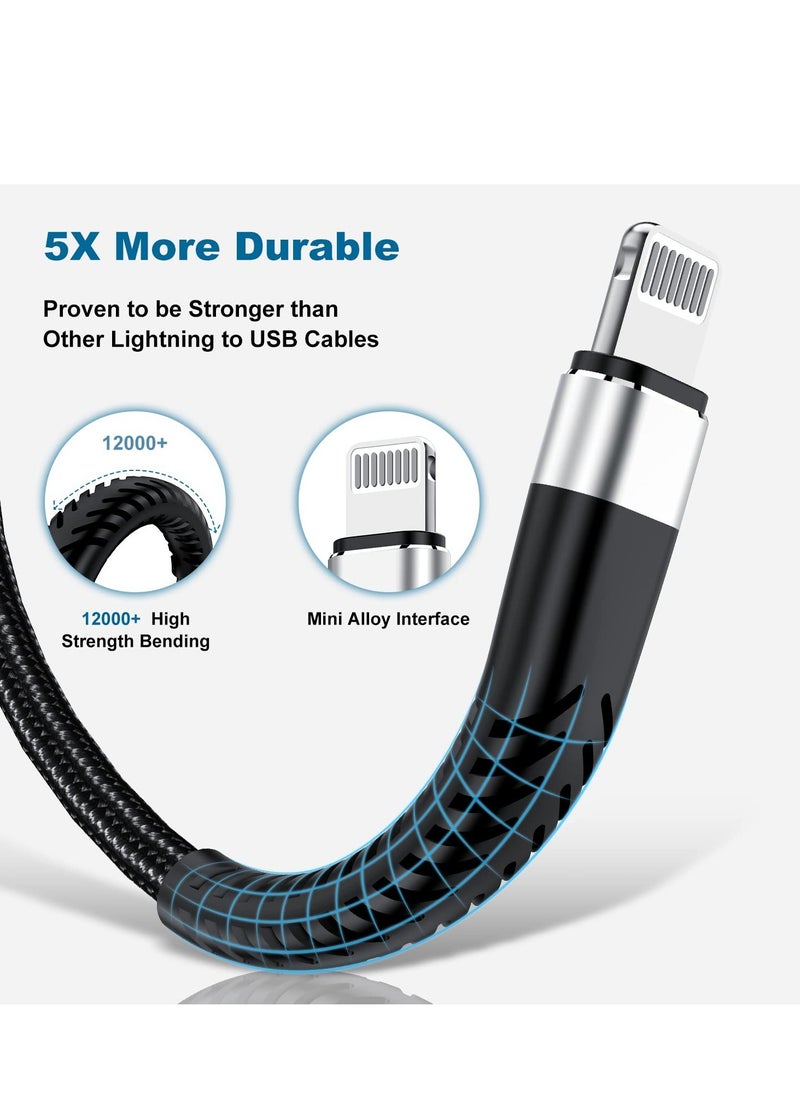 PROMASS - PROMASS 2M MFi Certified Braided Fast Charging Cable USB C to Lightning Compatible with iPhone 14 Pro/14 Pro Max/14/14 Plus/iPad 9/ 13/13 Pro/ 13 Pro Max/ 12/ 11/ X/ 8/7 - Image 1